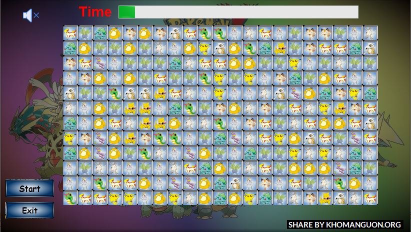 Mã nguồn Game Pikachu viết bằng C# - SKU0001
