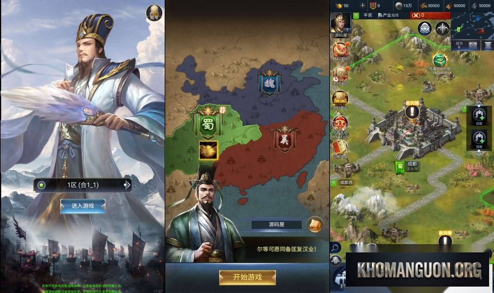 Chia Sẻ Game H5 Tam Quốc: Binh Lâm Thiên Hạ (Bản M8) - 1 Click VM / Linux + Tool GM Cực Khủng